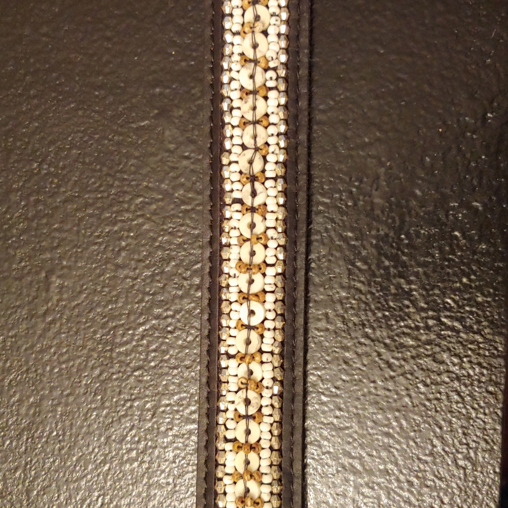 Lucky Brand, size large beaded belt